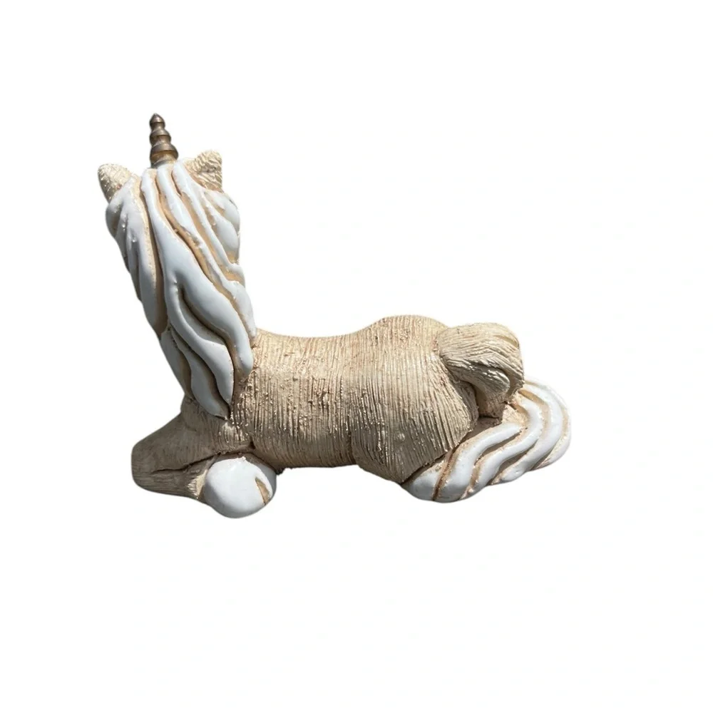 Unicorn Pottery Handmade Hobbiest Signed‎ JR Small Bookshelf Movie Prop Decor